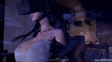 The sexy, futuristic AI sex robot with a glitch in its system (PV)