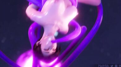 Tracer gets caught by mischievous tentacles while upside down in a melting ice cream tub, and has the time of her life!