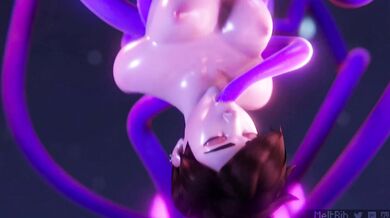 Tracer gets caught by mischievous tentacles while upside down in a melting ice cream tub, and has the time of her life!