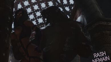 Watch as Mileena takes on a horde of mortal enemies in this action-packed Mortal Kombat scene!