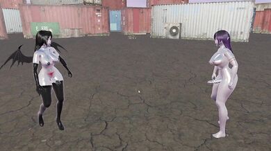 The passionate heroine bends over and shows off her voluptuous butt!