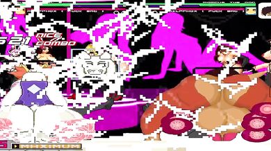 A hot couple, Hypers and fucks, invite two sexy milfs over for a threesome action