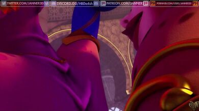 When Jenner gets sandwiched, it becomes an erotic adventure with three-dimensional satisfaction!