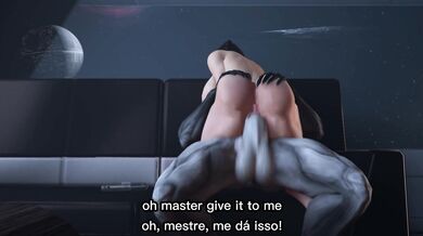 A girl named Rita is riding on a magical cock She feels its power inside her as it grows bigger and stronger