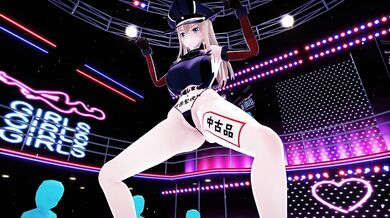 Hentai MMD: Kinhage Strip Club Sexual Encounter with 3 Ladies
