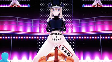 Hentai MMD: Kinhage Strip Club Sexual Encounter with 3 Ladies