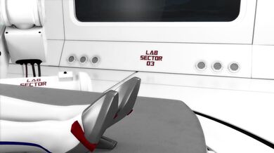 The first scene of Hentai 2 takes place in an alien world, where a horny blue creature with four arms and a tail ravages a helpless human female