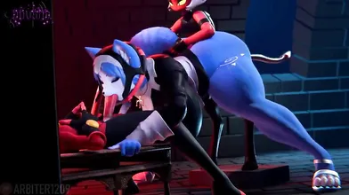 Krystal, Blitzo and Moxxie Spitroast Barb1T!: A Hentai Porn Movie Starring Your Favorite Barbies!