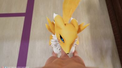 Hentai: Renamon Has a Crazy Posture During Sex!