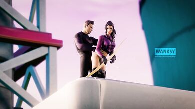 Watch as Kate Bishop gets caught with Hawkeye doing some bonding partner training You wont believe the hot hentai action they get into!