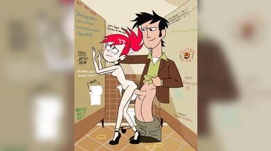 Frankie loves using public bathrooms for her kinky fantasies, and shes not shy about showing off her slutty side either!