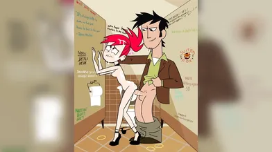 Frankie loves using public bathrooms for her kinky fantasies, and shes not shy about showing off her slutty side either!
