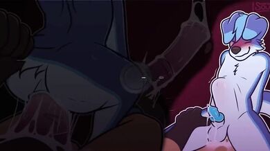 Watch as these two beautiful women get fucked by a big dog in this hot doggy porn video!