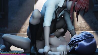 Watch as Makima is taken to the extreme by Reze in a hot and steamy porn scene that will leave you breathless!