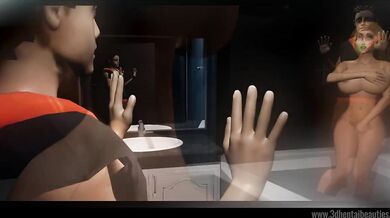 Sneaky Stepmom Makes Dick Wet