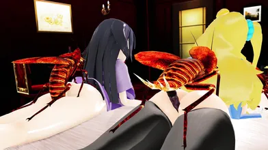 Watch this 18 Hentai video where KiruNerus Roach Hotel variant Galko, Ryuko and Tae have a 4k ultra HD sexy time