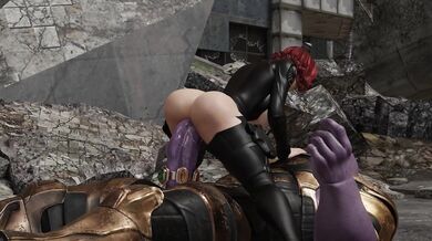 Scarlet Witch and Thanoss Blackmailing Adventure (Uncensored Version)