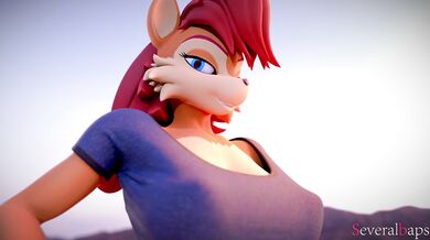 Sally Acorn loves being taken by several men at once in [various positions]