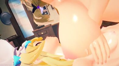 Sexy Office Sluts Make Their Male Colleague Cry Out In Pain[HentaiPorn]