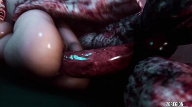 Jill Valentine VS Nemesis Jills Room [26RegionSFM]