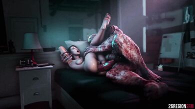 Jill Valentine VS Nemesis Jills Room [26RegionSFM]