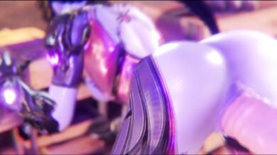 Watch The Bartender fucks with Widowmaker while Horse moans in the background