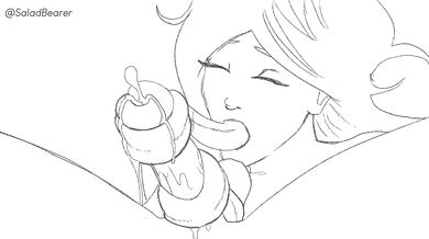 Erotic Enchantress, Fucking the Saladbearer!