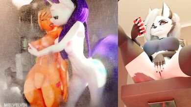 Busty Babes Banging Big Cocks While Furries Get Down and Dirty