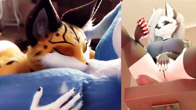 Busty Babes Banging Big Cocks While Furries Get Down and Dirty