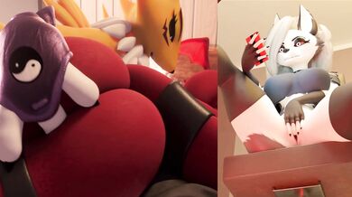 Busty Babes Banging Big Cocks While Furries Get Down and Dirty