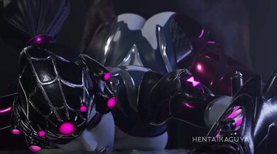 Sexy Ladys Nasty Double Anal with Widowmaker and BBC Cumshots