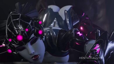 Sexy Ladys Nasty Double Anal with Widowmaker and BBC Cumshots