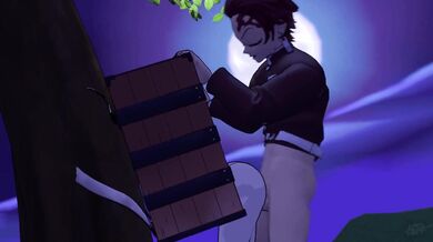 Tanjiro and his Nezuko Puppet having Hot Sex in the Forest