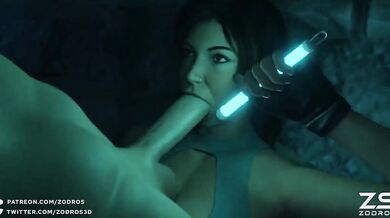 Lara Croft gets raped by a Zodiac sign during her latest adventure