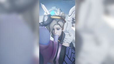 A futa widows mercy blowjob with a dreamy ride courtesy of Dreamrider3D