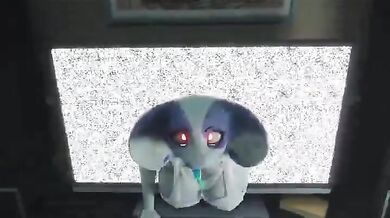 Watch this hentai animated video of a reptilian furry creature seducing a beautiful girl in the TV screen!