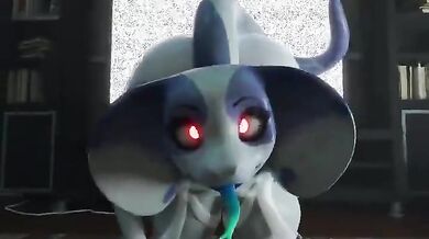 Watch this hentai animated video of a reptilian furry creature seducing a beautiful girl in the TV screen!