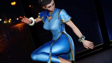 Chun Li Late Night Office