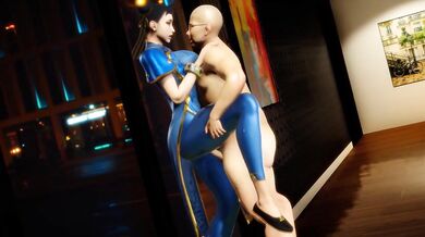Chun Li Late Night Office