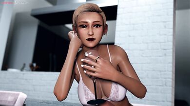 The male character is placed in his proper position by a group of GTS-enhanced women who take him on a ride he wont forget