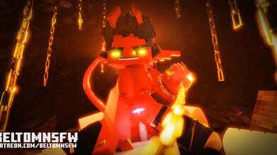 Watch the Minecraft porn video of Tsubaki having sex with beltomNSFW