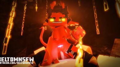 Watch the Minecraft porn video of Tsubaki having sex with beltomNSFW