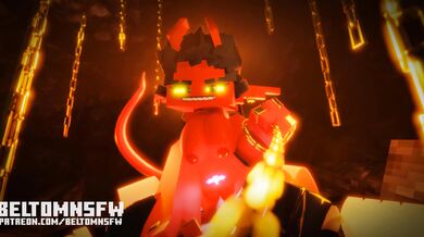 Watch the Minecraft porn video of Tsubaki having sex with beltomNSFW