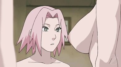 Sakura takes a sharp focus on Tsunades bountiful breasts as she kneels before the Hokage in this hot and steamy hentai scene!