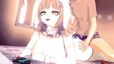 Hajime Kanai and Chiaki Takahashi playing some Smash Bros