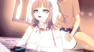 Hajime Kanai and Chiaki Takahashi playing some Smash Bros