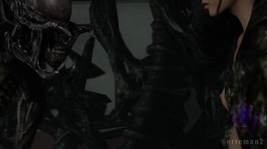 Predaliens Alien Sperm Infiltrates Nicos Womb (Maternity II WIP)