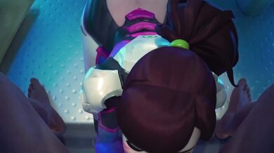 Overwatch Hentai: DVas POV Blowjob with Happy Ending [4K] Extreme Alt Yuri