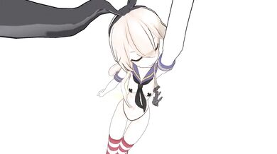 Masturbating with Marine Dreams in MMD - Kososome Shimakaze R18 Hentai Video