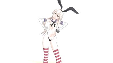 Masturbating with Marine Dreams in MMD - Kososome Shimakaze R18 Hentai Video